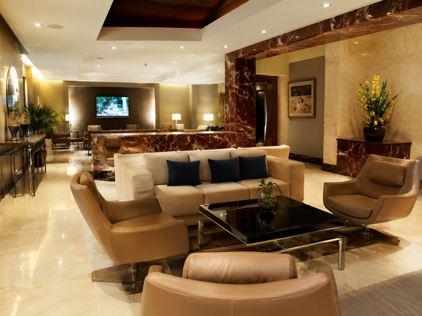 Área social del Hotel Waldorf Caracas